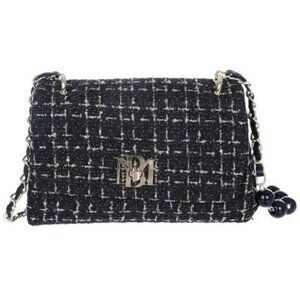 Badgley‎ Mischka Boucle Messenger Crossbody - Black